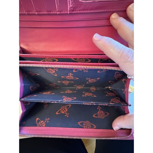Vivienne Westwood Diamond Tartan Zip around Long Wallet - Picture 12 of 14